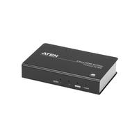 ATEN VS182B HDMI 2x HDMI 4096 x 2160 pixels Silver Black Metal 15 m
