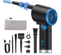 ATEngeus Compressed Air Duster, Electric Air Duster, Cordless Air Duster for Computer, Stepless Speed, Keyboard Cleaner, Replace Canned Air, Brushless Motor, 6000mAh