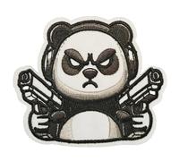 Atensils Panda Patch Iron On Sew On Patch Perfect for Backpacks Jeans Jackets Hats & Clothes Cute Funny Cool Embroidered Appliques Patch