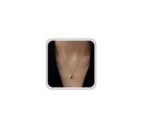 Atentuyi Squares Emerald Pendant Nacklace Gold Dainty Chain Delicate Necklace Simple Chain Minimalist Necklace Green Crystal Necklace Sparkly Cz Solitaire Necklace Jewelry for Women and Girls
