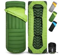 ATEPA Down Sleeping Bag for Adults, 650FP Recycled Wearable Ultralight Warm Weather 3 Season Compact Packable Sleeping Bags with Compression Sack for Backpacking Camping Hiking, Can Be Attached to Pad