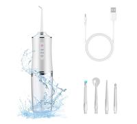 ater Flosser Cordless Water Pick for Teeth 3 Modes 4 Jet Tips Cleaning and Flossing Water Dental Portable Floss Irrigator Oral Water Flossed Rechargeable Tonsil Stone Travel Adults