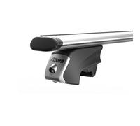 Atera 048522 Car roof rack Signo RTD - Aero profile silver - for cars with overhead roof rails - steel 122 cm