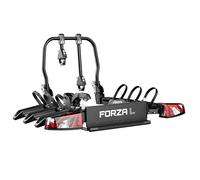 Atera Forza L 022801 Bicycle Rear Carrier with Rear Lights, Foldable for 3 Bicycles or Heavy E-Bikes, Black