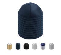 Ateret Judaica Yarmulke for Men & Boys 10-Pack Satin Kippah Cap, Size 19 cm, Jewish Yamaka Hat, Blue, M