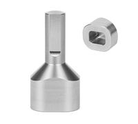 Atesilor 304 Stainless Steel Fish & Ice House Winch Adapter for Cordless Drill, Compatible with Ice Castle/Yetti/Glacier/Firebrand Ice House with Removable Winch Handle