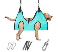 ATESON Dog Grooming Hammock - Upgrade Pet Grooming Harness for Nail Trimming (XL 80lb), Dog Sling for Nail Clipping, Dog Hanging Holder Hanger for Cutting Nail with Nail Clippers