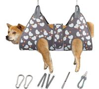 ATESON Dog Grooming Hammock with Nail Clippers/Nail Trimmers, Dog Grooming Harness for Nail Trimming, Pet Grooming Sling Helper for XL Large Dogs