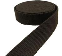 ATEUXOL Cotton Webbing Strap 38mm 5 meters Canvas Webbing Belt Bag Webbing Cotton Webbing Nylon Webbing DIY BackPack Strap Sewing Bag Belt Accessories(Coffee)