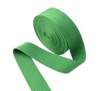 ATEUXOL Cotton Webbing Strap 5 Meters 20-50mm Cotton Webbings 1.5mm Thick High Tenacity Backpack Strap Webbing Label Ribbon Clothes Sewing Tape Bias Binding(Light Green,38mm)