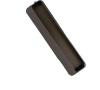 ATEUXOL Recessed Door Handles Simple Embedded Wardrobe, Barn Door, Handle Cabinet Sliding Hidden Folding(Coffee Color 200mm)