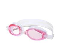 ATEUXOL Swimming Goggles Swimming Goggles Anti-fog Anti-ultraviolet High-definition Flat Mirror Adult Boys Girls Silicone Adjustable Without Restraint(Pink)