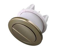 ATEUXOL Toilet Flush Button 1pcs Toilet Push Button Brushed Brass Gold Button Finish For Dual Flush Concealed Toilet Cisterns Household Hardware
