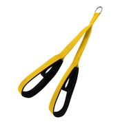 ATEUXOL Tricep Rope Pull Down Long Rope Cable Attachment Tricep Gym Push Downs Crunches Weight Lifting Strength Training(Yellow)