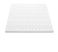 ATEUXOL Wall Organiser Pegboard Plastic Peg Board Rack Garage Pegboard Tool Organizer Pegboards for Walls Desk Storage