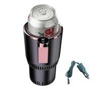 AtfArt 2 in 1 Temperature Control Mug for Car Cooler Smart Cup Cool Down & Heating Car Cup Holders -3℃~65℃ Temp Control Portable Car Drink Cooler for Commuter/Road Tripper Holiday Seasonal Present