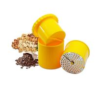 AtfArt Nut Chopper Manual Hand, Handheld Nut Grinder Multifunctional Grinder for Walnuts Peanuts Coffee Beans Cashews and Other, Ideal for Home Cooks & Baking Enthusiasts