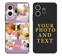 ATFDiY Custom Case Compatible with TCL K70 4G/K70 Power 4G, Personalized Photo Picture Text Design Slim Shockproof Protective TPU Phone Cover, DIY Gift