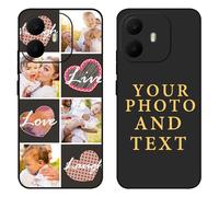 ATFDiY Custom Case Compatible with TCL K70 4G/K70 Power 4G, Personalized Photo Picture Text Design Slim Shockproof Protective TPU Phone Cover, DIY Gift