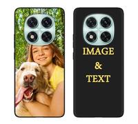 ATFDiY Personalized Phone Case for Xiaomi Poco X7 6.67 inch Custom Collage Picture Case Customized Name Soft Case Birthday Gift for Men Women Photo Text Protective Cover Slim Fit Black Cover A