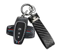 ATFIGII Key Fob Cover Compatible with Hyundai Ioniq 5 Santa Fe Tucson 2022 2023 2024 Case Holder Shell Metal Protector 3 Buttons A Gray