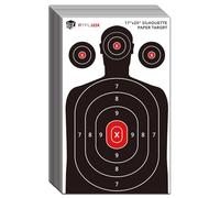 Atflbox Silhouette Paper Target for The Range, 17X25 inch Target Paper for Indoor and Outdoor Use, Suitable for Handguns, Pistols, Rifles, Airguns, Pellet Gun, BB Guns (25 Pack)
