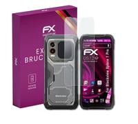 atFoliX Plastic Glass Protective Film compatible with Blackview Xplore 1 Pro, 9H Hybrid-Glass FX Screen Protector