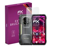 atFoliX Plastic Glass Protective Film compatible with Blackview Xplore 2, 9H Hybrid-Glass FX Screen Protector