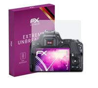 atFoliX Plastic Glass Protective Film compatible with Canon EOS 250D / Rebel SL3, 9H Hybrid-Glass FX Screen Protector