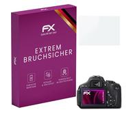 atFoliX Plastic Glass Protective Film compatible with Canon EOS 600D / Rebel T3i, 9H Hybrid-Glass FX Screen Protector