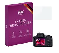 atFoliX Plastic Glass Protective Film compatible with Canon PowerShot SX60 HS, 9H Hybrid-Glass FX Screen Protector