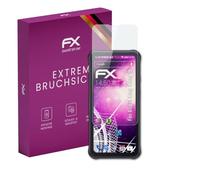 atFoliX Plastic Glass Protective Film compatible with Cubot KingKong 8, 9H Hybrid-Glass FX Screen Protector
