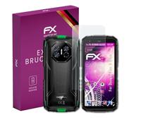 atFoliX Plastic Glass Protective Film compatible with Doogee Fire 3 Ultra, 9H Hybrid-Glass FX Screen Protector