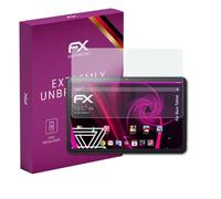 atFoliX Plastic Glass Protective Film compatible with Doro Tablet, 9H Hybrid-Glass FX Screen Protector