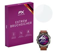 atFoliX Plastic Glass Protective Film compatible with Garmin D2 Delta 47 mm, 9H Hybrid-Glass FX Screen Protector