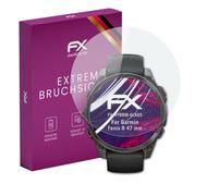 atFoliX Plastic Glass Protective Film compatible with Garmin Fenix 8 47 mm, 9H Hybrid-Glass FX Screen Protector