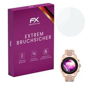 atFoliX Plastic Glass Protective Film compatible with Michael Kors Gen 6 Bradshaw Glass Protector, 9H Hybrid-Glass FX Screen Protector