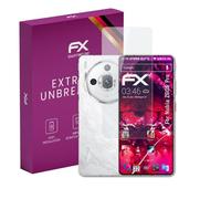 atFoliX Plastic Glass Protective Film compatible with Nubia Z60S Pro, 9H Hybrid-Glass FX Screen Protector