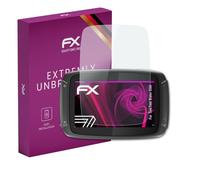 atFoliX Plastic Glass Protective Film compatible with TomTom Rider 550, 9H Hybrid-Glass FX Screen Protector