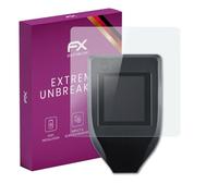 atFoliX Plastic Glass Protective Film compatible with Trezor Model T, 9H Hybrid-Glass FX Screen Protector