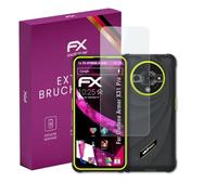 atFoliX Plastic Glass Protective Film compatible with Ulefone Armor X31 Pro, 9H Hybrid-Glass FX Screen Protector