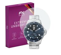 atFoliX Plastic Glass Protective Film compatible with Withings ScanWatch Horizon 43mm, 9H Hybrid-Glass FX Screen Protector