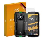 atFoliX Screen Protector compatible with Doogee Fire 3 Ultra Screen Protection Film, anti-reflective and shock-absorbing FX Protector Film (3X)