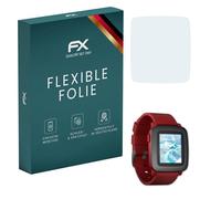 atFoliX Screen Protector compatible with Pebble Time Protector Film, ultra clear and flexible FX Screen Protection Film (3X)