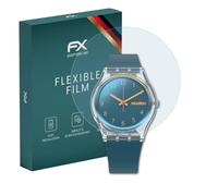 atFoliX Screen Protector compatible with Swatch Blue Away Protector Film, ultra clear and flexible FX Screen Protection Film (3X)