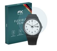 atFoliX Screen Protector compatible with Swatch Once Again Protector Film, ultra clear and flexible FX Screen Protection Film (3X)