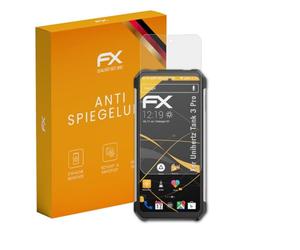 atFoliX Screen Protector compatible with Unihertz Tank 3 Pro Screen Protection Film, anti-reflective and shock-absorbing FX Protector Film (3X)