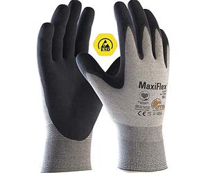 ATG 34-774B MaxiFlex Elite Glove, Size 9, light grey