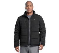 ATG by Wrangler Men's Mock Neck Quilted Jacket, Black, M
