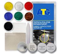 ATG® Car Fabric Repair Kit - Repair for Car Seat, Sofa and Textiles, Holes, Burns and Cracks - 13 Piece Interior Kit